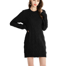 Load image into Gallery viewer, Female Long Sleeve Knitted Dress