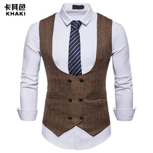 Load image into Gallery viewer, Single Breasted Suit Vest Male Formal Wedding