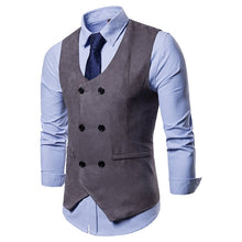 Load image into Gallery viewer, Single Breasted Suit Vest Male Formal Wedding