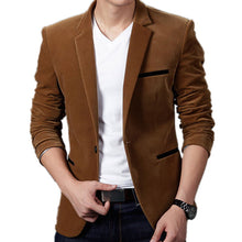 Load image into Gallery viewer, Blazer British's style slim fit suit