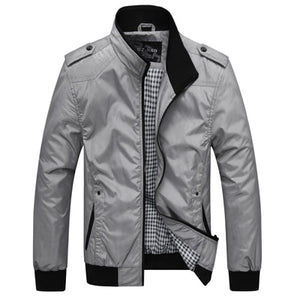 Sportswear Stand Collar Slim Jackets