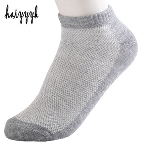 Men Summer Breathable Thin Boat Socks